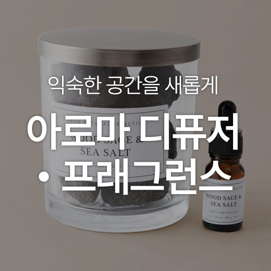 익숙한 공간을 새롭게 | 아로마 디퓨저 · 프래그런스