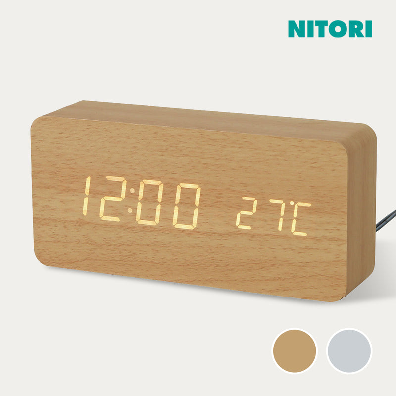 니토리 LED 탁상시계 001HT (L)