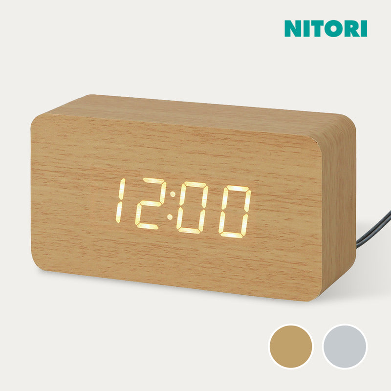 니토리 LED 탁상시계 001HT (M)