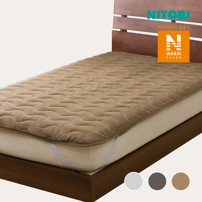 니토리 N-SP웜 고정형 리버시블 침대패드 (D)