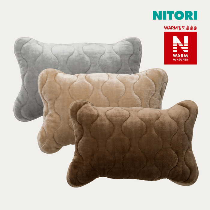 니토리 N-WSP웜 리버시블 소프트 베개패드