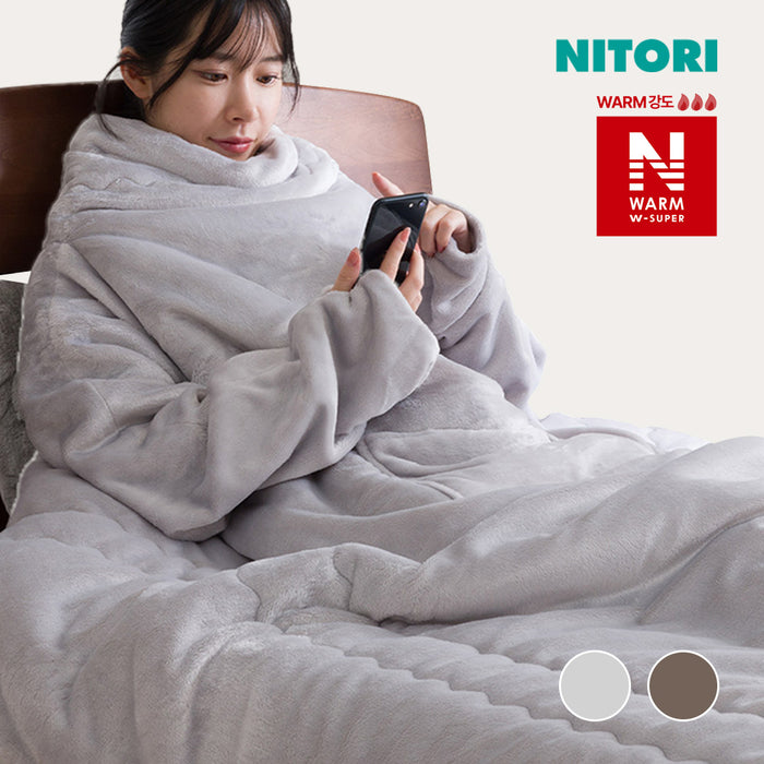 니토리 N-WSP웜 스마트폰담요 웨어러블 이불