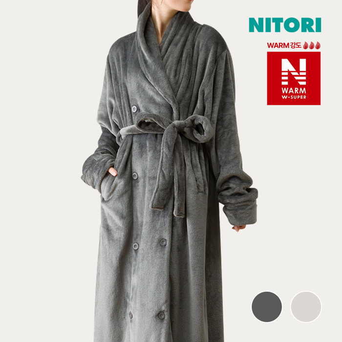 니토리 N-WSP웜 롱 가운 (L)