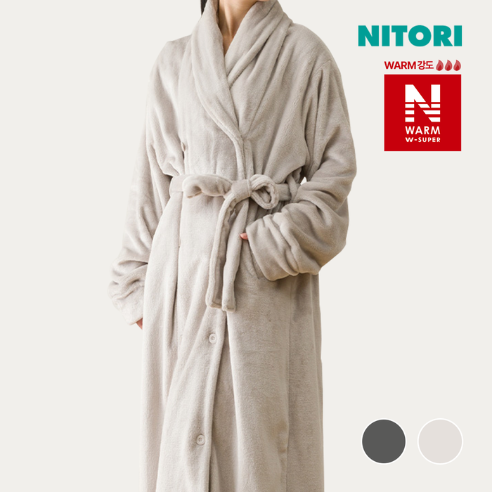 니토리 N-WSP웜 롱 가운 (M)