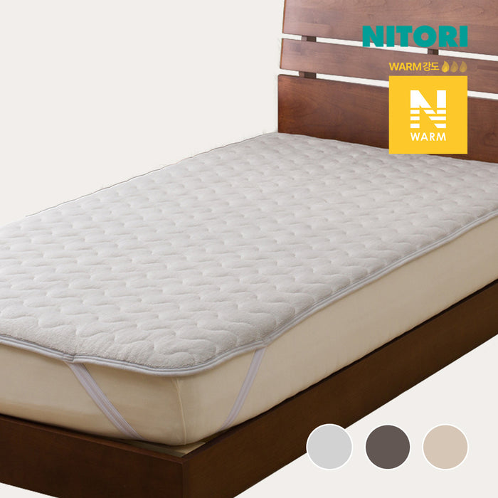 니토리 N-웜 고정형 리버시블 침대패드 (D)