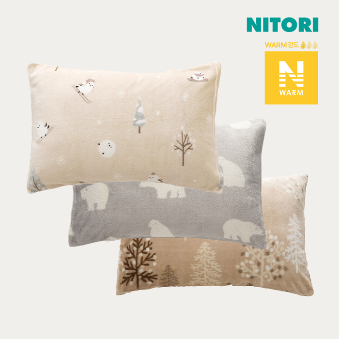 니토리 N-웜 베개 패턴 커버
