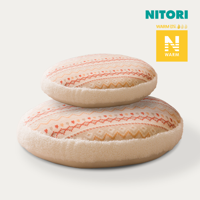 니토리 N-웜 원형쿠션 (M, L)