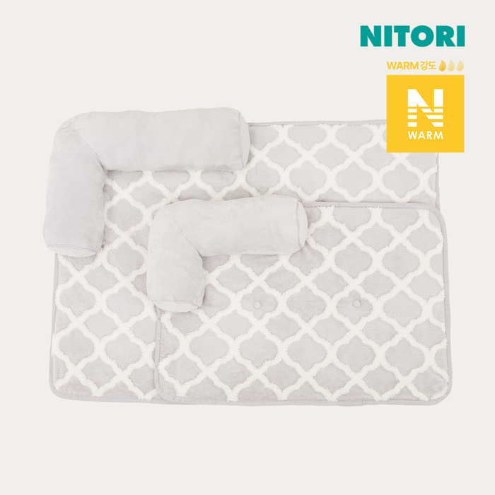 니토리 N-웜 반려동물 쿠션형 수면 패드 (M,L)
