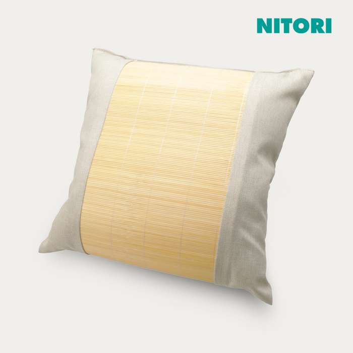 니토리 대나무 등 쿠션