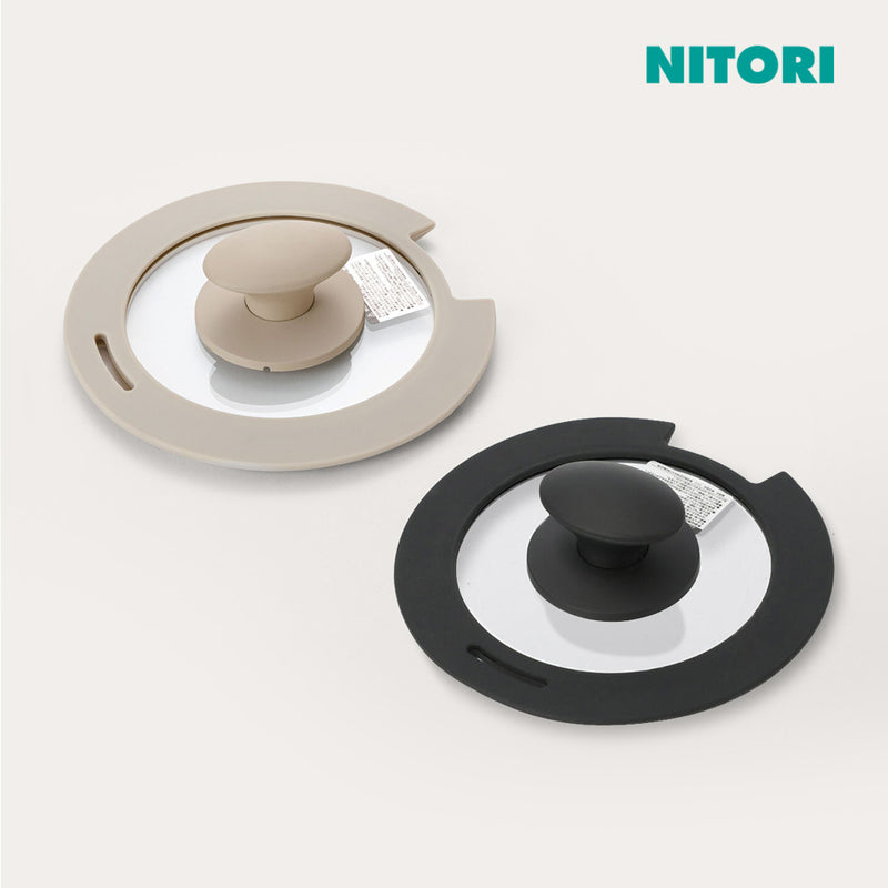 니토리 실리콘 유리 뚜껑 16cm TORERU (2컬러)
