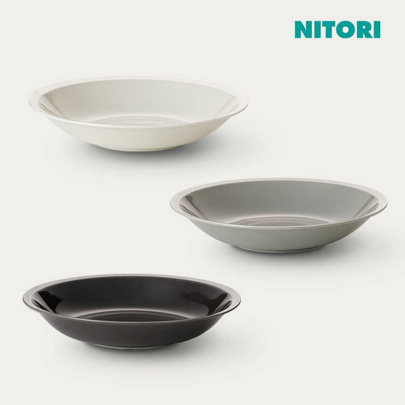 니토리 초경량 카루에클레 림 딥 플레이트 22cm