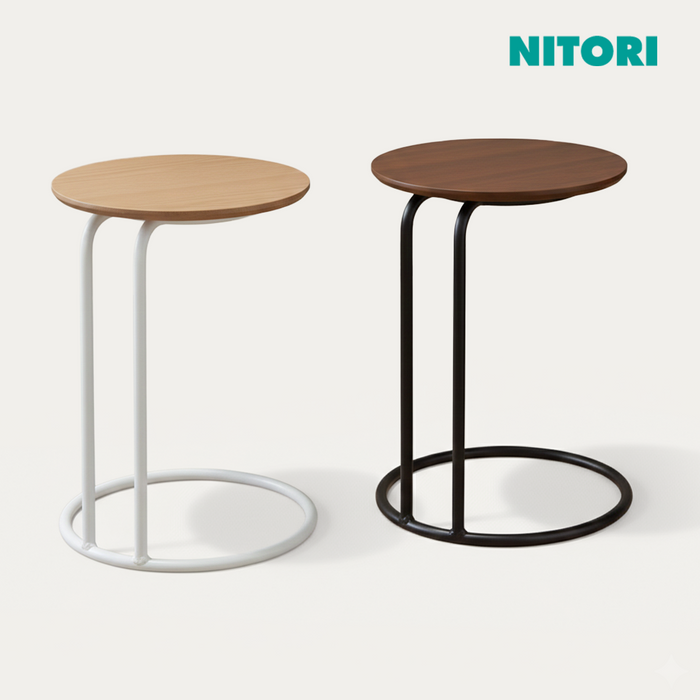 니토리 사이드 테이블 라운드