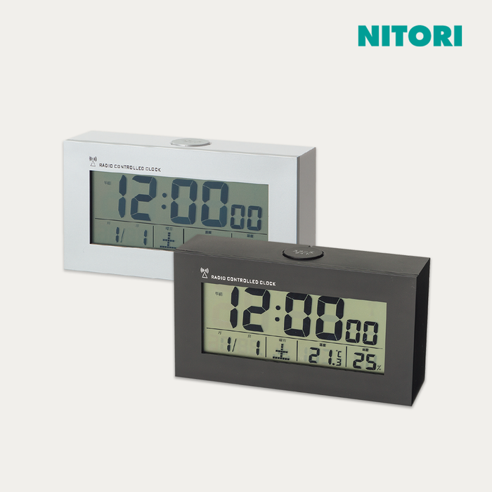 니토리 자동설정 디지털 시계 YT6508