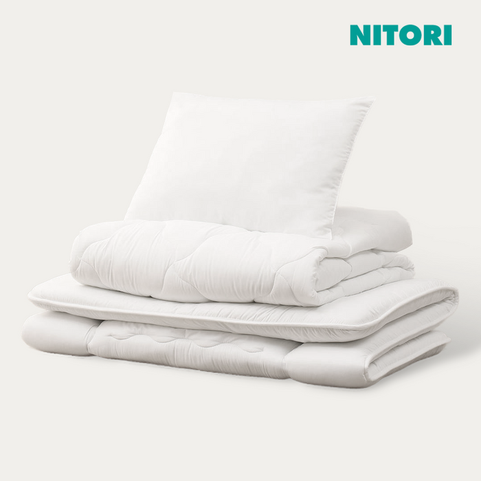 니토리 수납이 편한 침구 3종 세트 (SD)