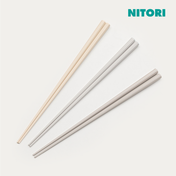 니토리 내열 팔각 젓가락 내추럴 3p