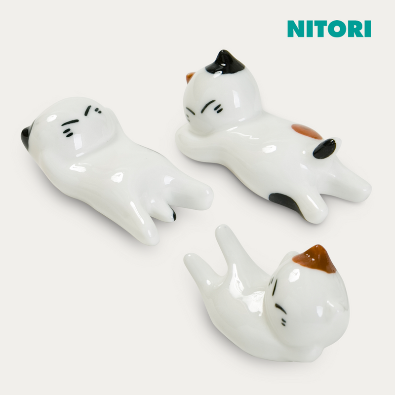 니토리 젓가락 받침대 고양이 3p 세트