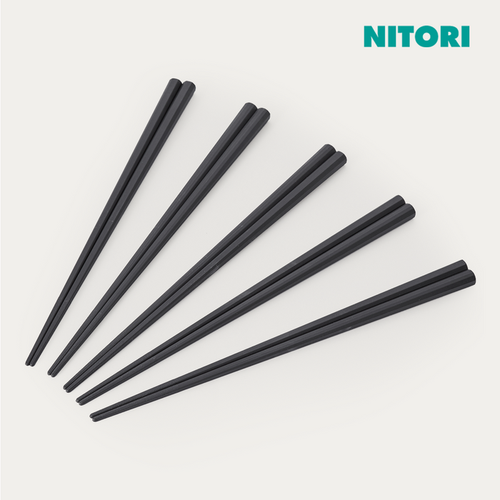 니토리 내열 팔각 젓가락 블랙 5p
