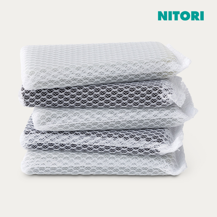 니토리 그물 스펀지 5p 세트