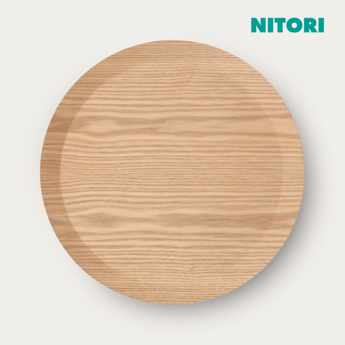 니토리 논슬립 라운드 트레이 내츄럴
