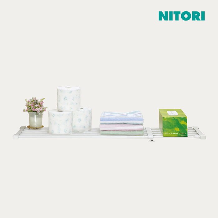 니토리 무타공 폴 슬라이드 수납선반 (MW73)