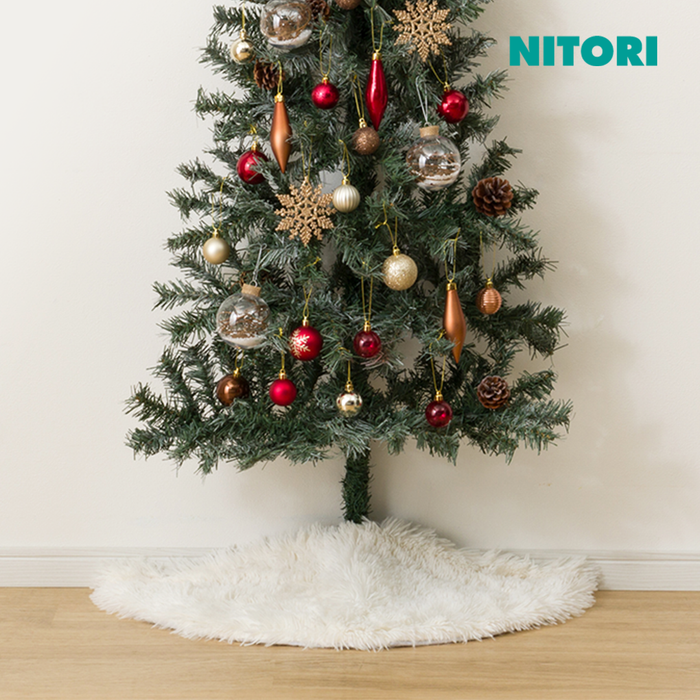 니토리 크리스마스 하프 트리 퍼 스커트