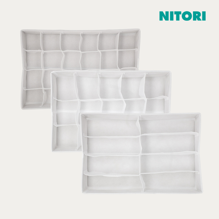 니토리 서랍 정리 박스 (8칸, 15칸, 24칸)