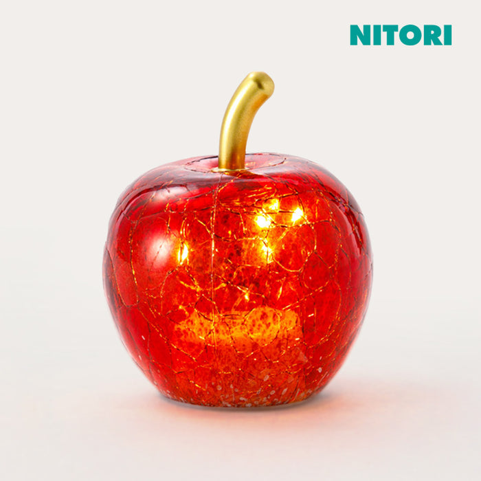 니토리 크리스마스 장식 LED 캔들 애플