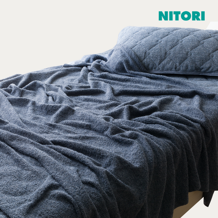 니토리 소프트 타올 빈티지 블랭킷 (S)