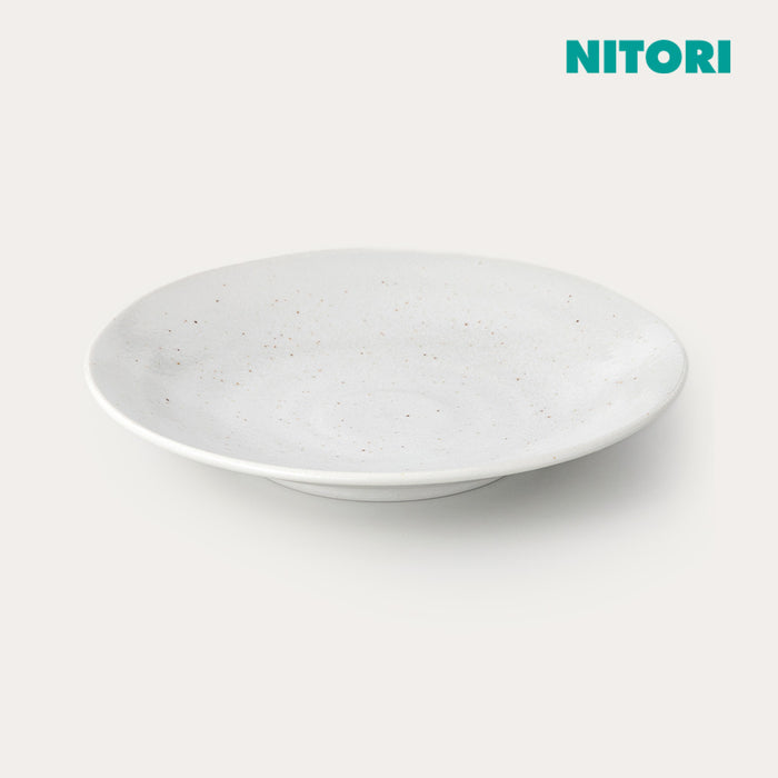 니토리 초경량 카루에클레 시로카라츠 원형 접시(M)