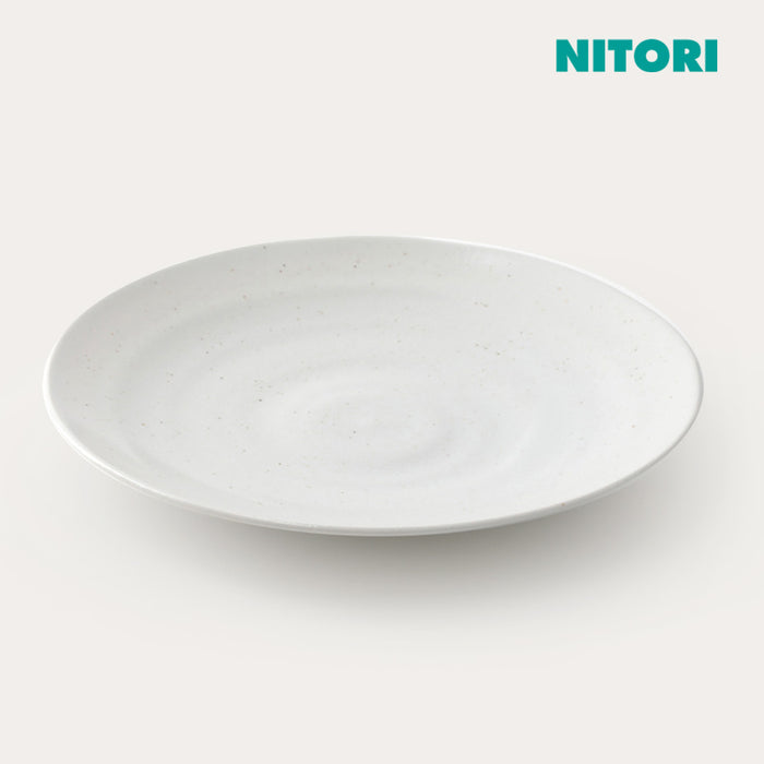 니토리 초경량 카루에클레 시로카라츠 원형 접시(XL)