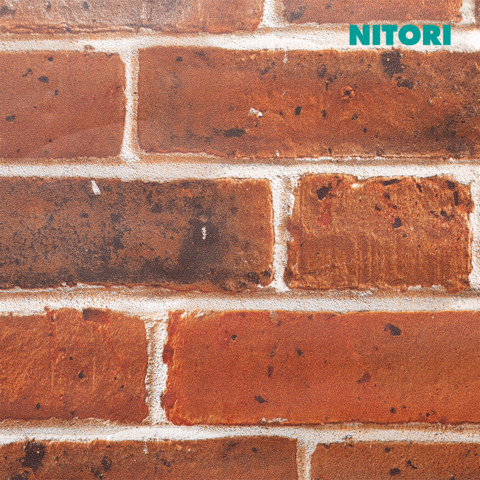 니토리 스티커벽지 벽돌