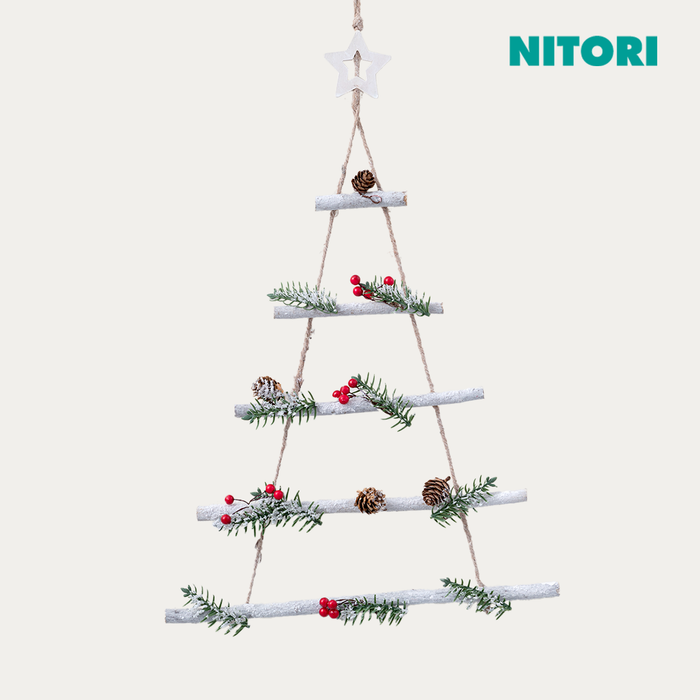 니토리 크리스마스 라더 벽걸이트리