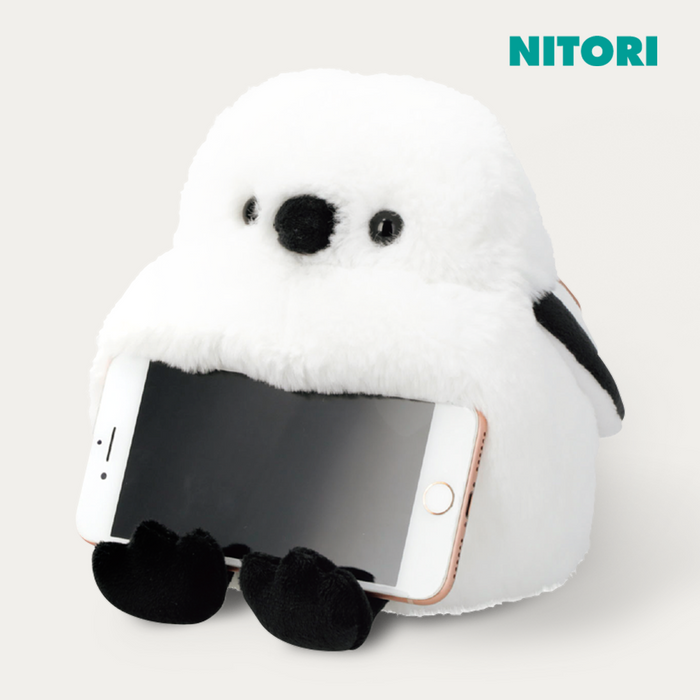 니토리 스마트폰 쿠션 거치대 오목눈이