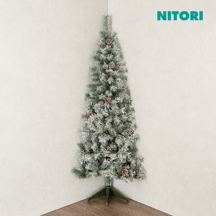 니토리 크리스마스 데코레이션 스노우 하프 트리 (120㎝, 150㎝, 180㎝)