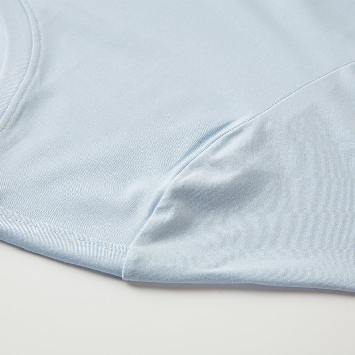 여성 모달 코튼 U넥 반팔 티셔츠