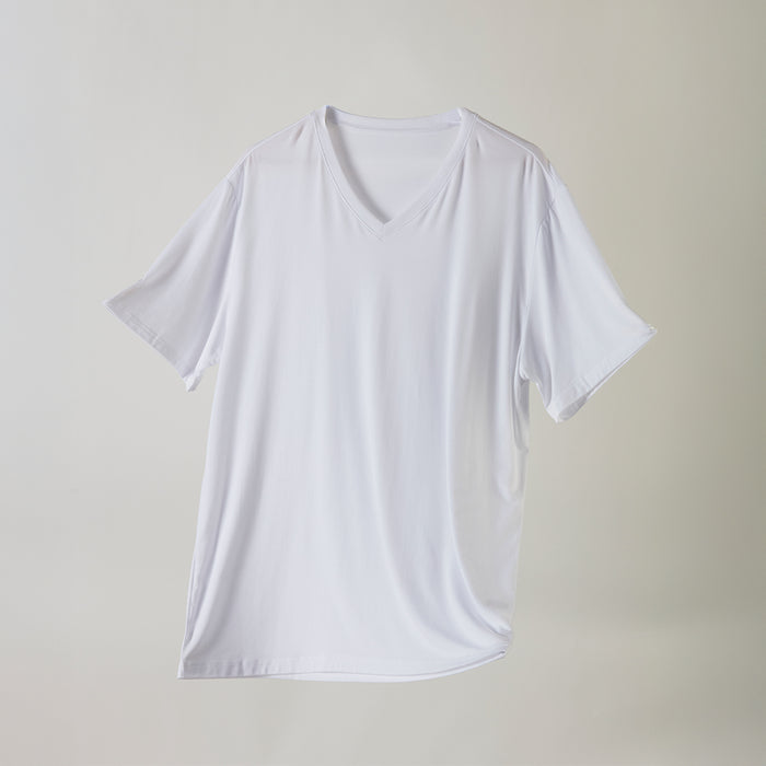 남성 모달 V넥 반팔 티셔츠