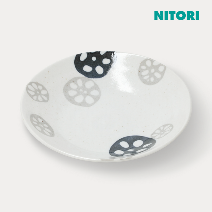 니토리 초경량 카루에클레 니쇼쿠렌콘 원형 접시(XL)