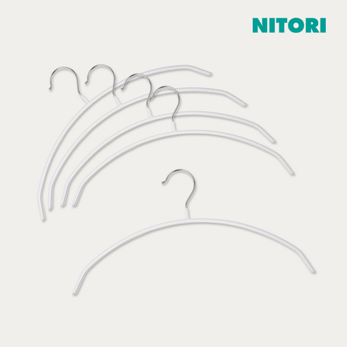 니토리 논슬립 아치형 옷걸이 라미 5P