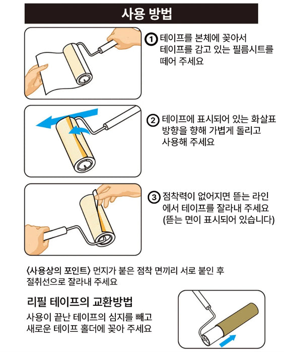 교체용 테이프 3P 멀티 타입