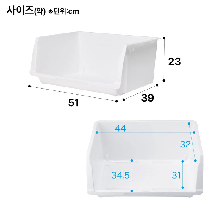수납 박스 N플랫 (레귤러, 하프)