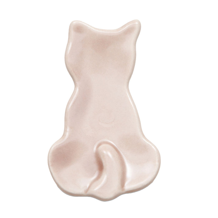 니토리 자기 수저받침대 고양이