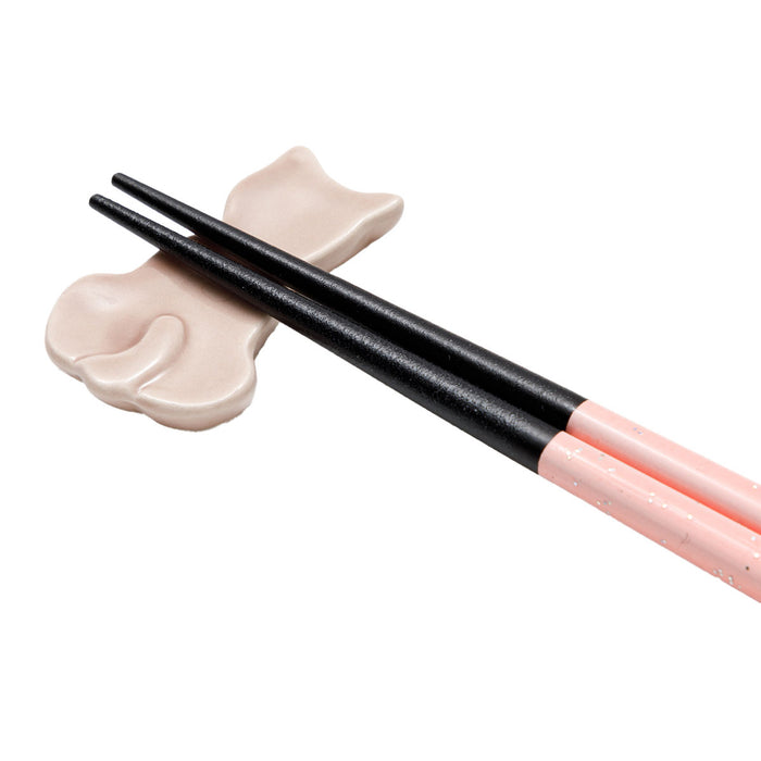 니토리 자기 수저받침대 고양이