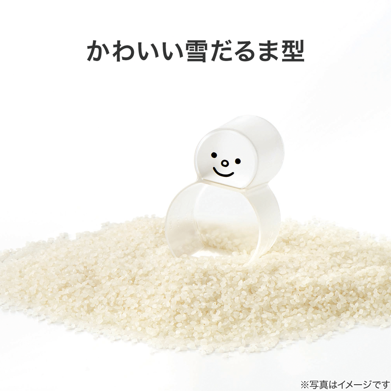 눈사람 쌀 계량컵