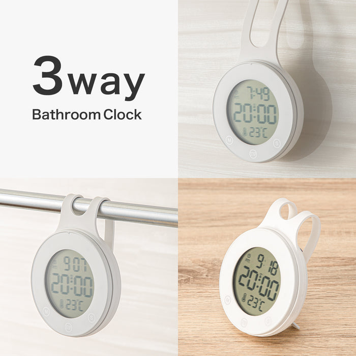 욕실 타이머 방수시계 004SL