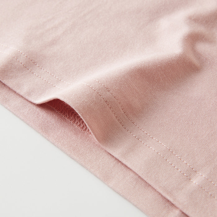 여성 모달 코튼 U넥 반팔 티셔츠