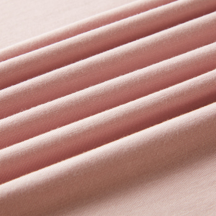 여성 모달 코튼 U넥 반팔 티셔츠