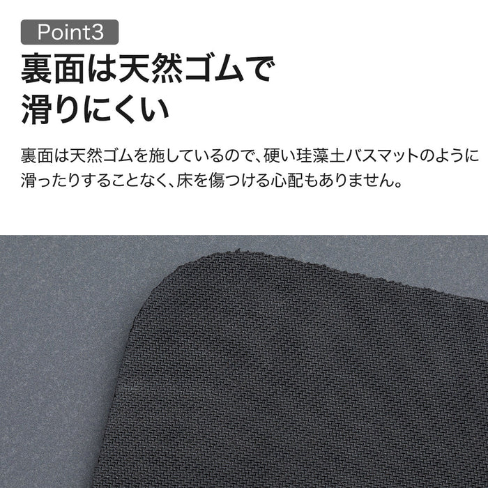 소프트 규조토 욕실 매트 29x39 BL