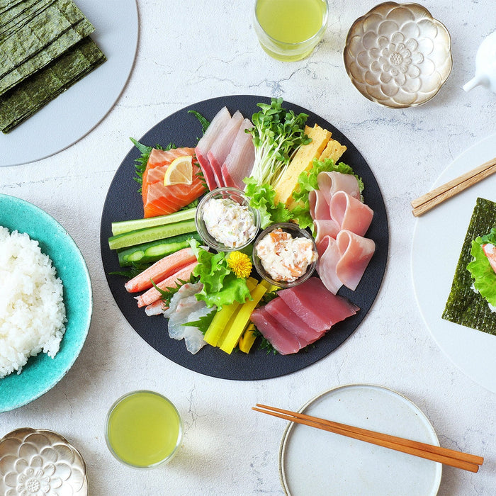 플레이팅 라운드 도마 (대)