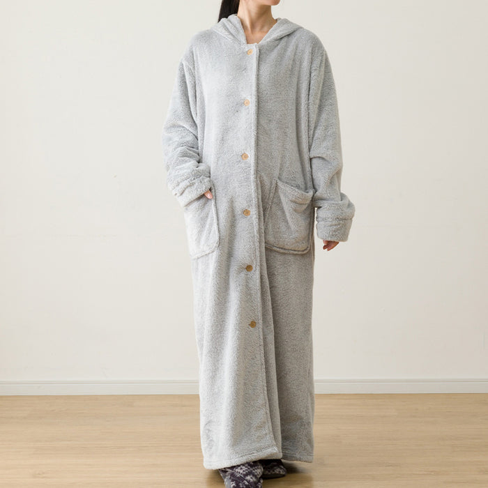 니토리 N-SP웜 롱 후드가운 (M)