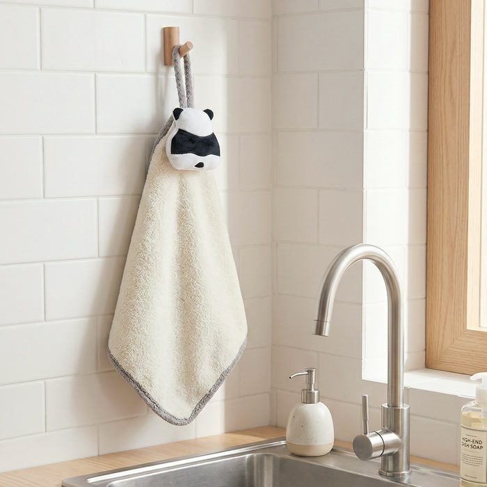 니토리 판다 핸드 타월